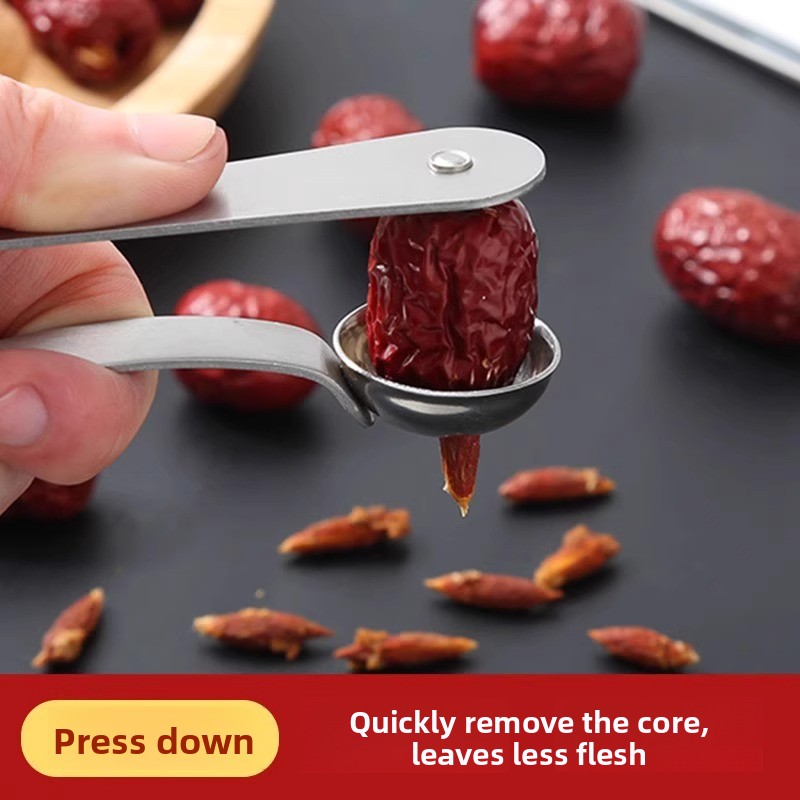 Stainless Steel Date Pit Remov - Home Cooking Utensils avaliação e preço