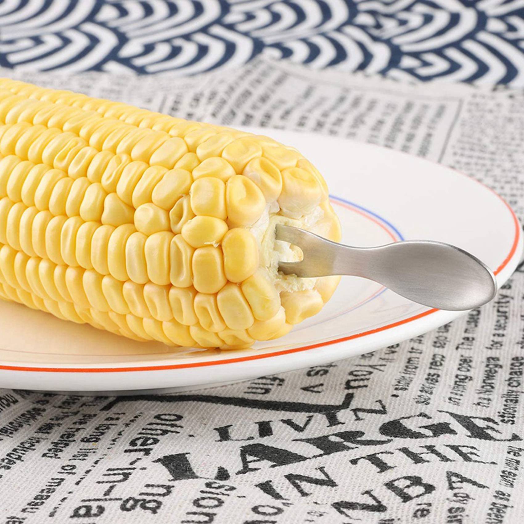 A03F-Corn Holders Set Of 42 St - Home Cooking On avaliação e preço