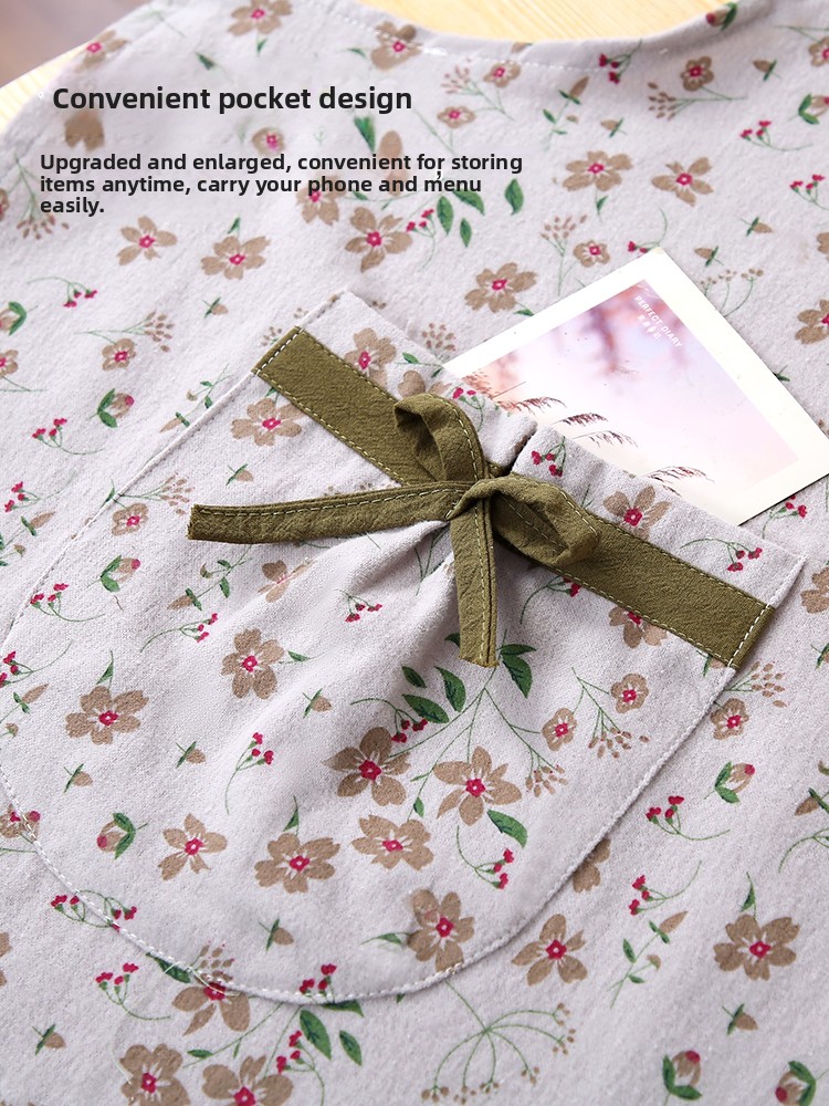 Home Use Kitchen Apron Cotton  - Home Cooking Online avaliação e preço
