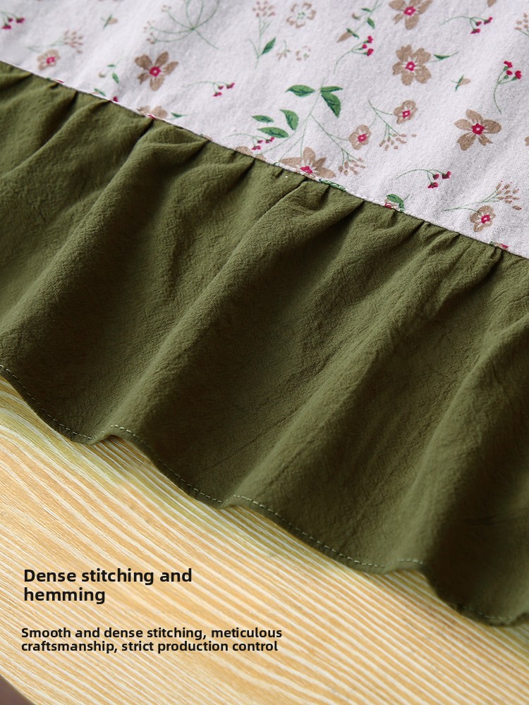 Home Use Kitchen Apron Cotton  - Home Cooking Online avaliação e preço