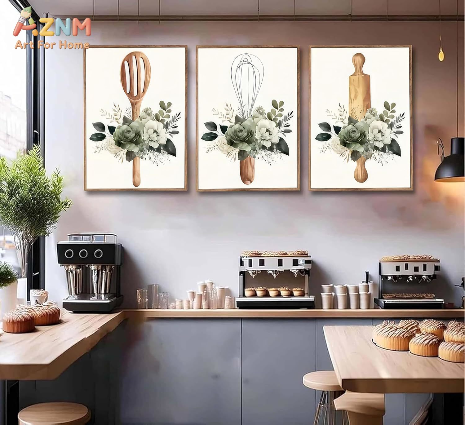 AZNM Kitchen Utensils Floral C - Home Cooking Utensils avaliação e preço