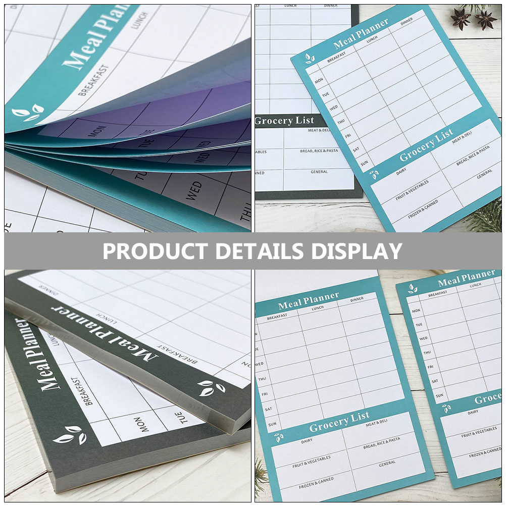 2Pcs Household Meal Planner No - Home Cooking Meal avaliação e preço