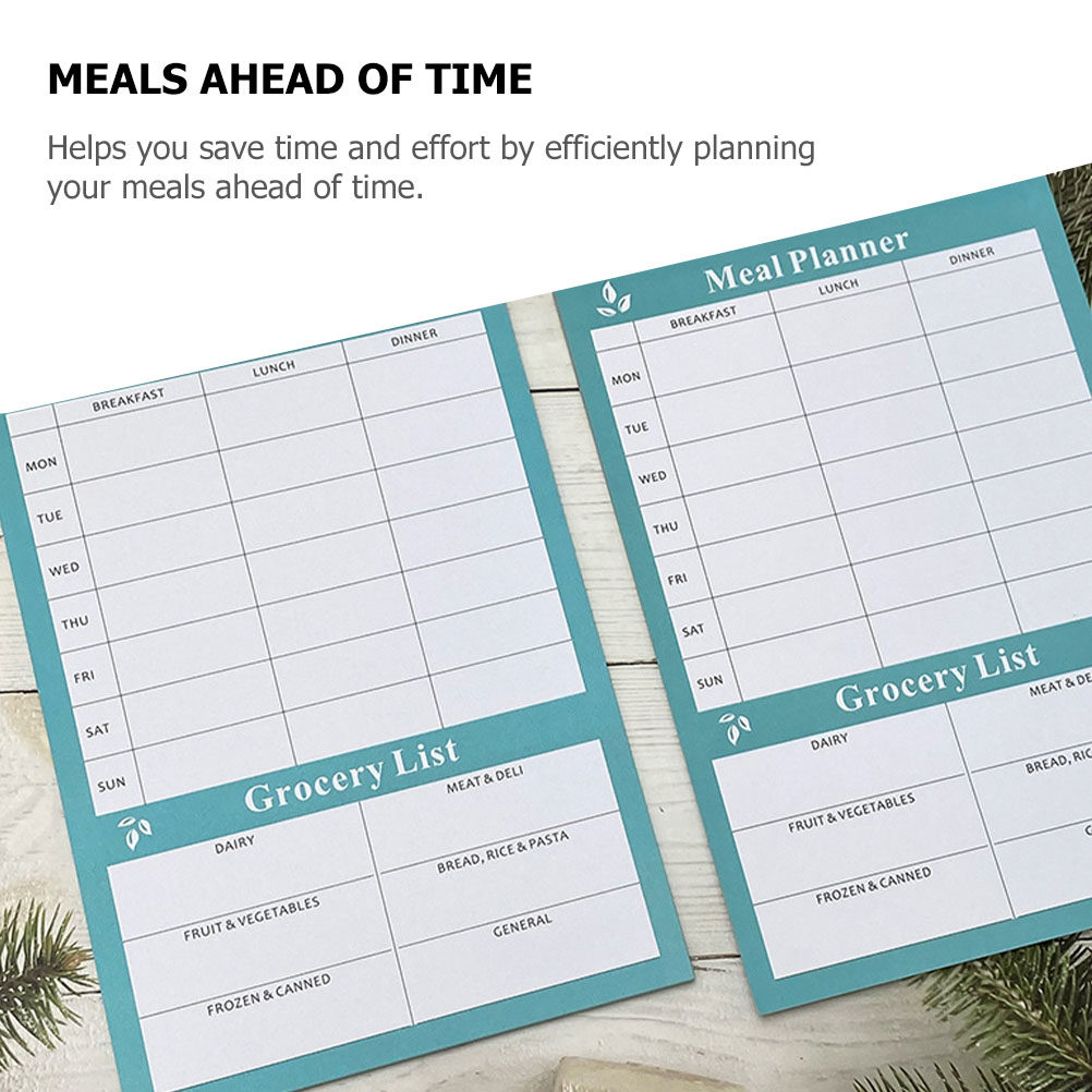 2Pcs Household Meal Planner No - Home Cooking Meal avaliação e preço