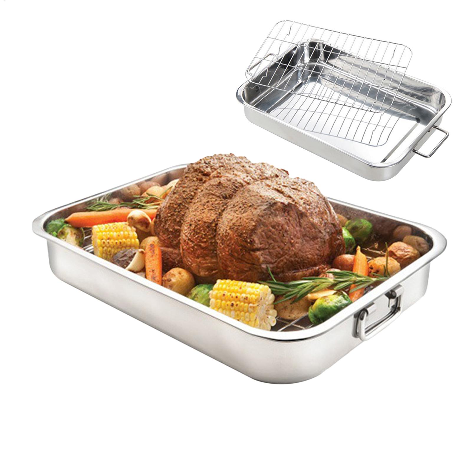 42cm Roasting Pan With Rack St - Home Cooking Utensils avaliação e preço