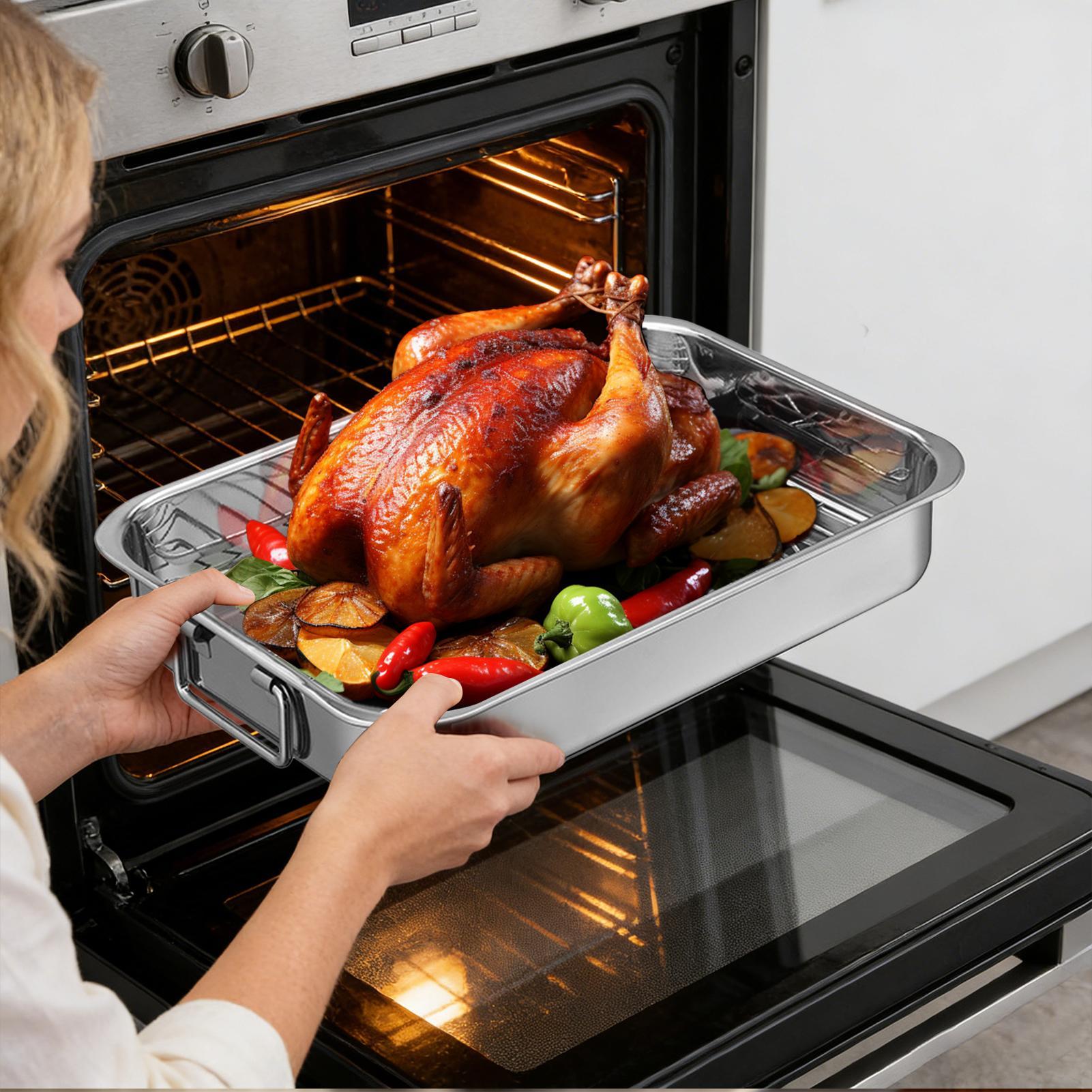 42cm Roasting Pan With Rack St - Home Cooking Utensils avaliação e preço