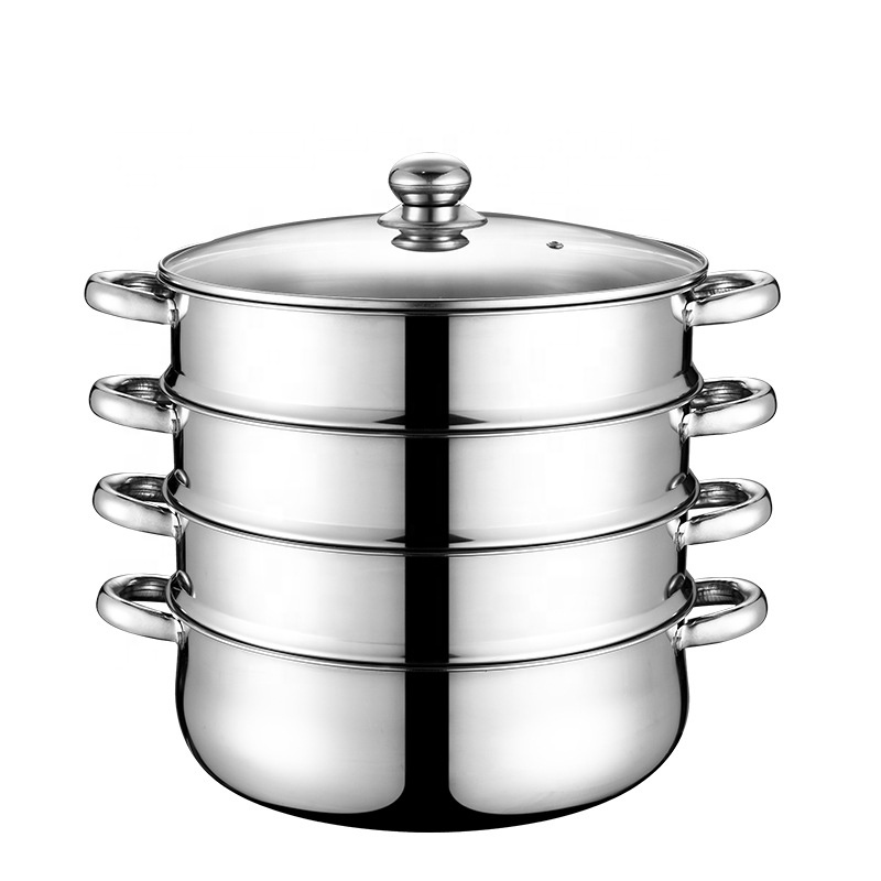 28-40CM Stainless Steel Steam  - Home Cooking Utensils avaliação e preço