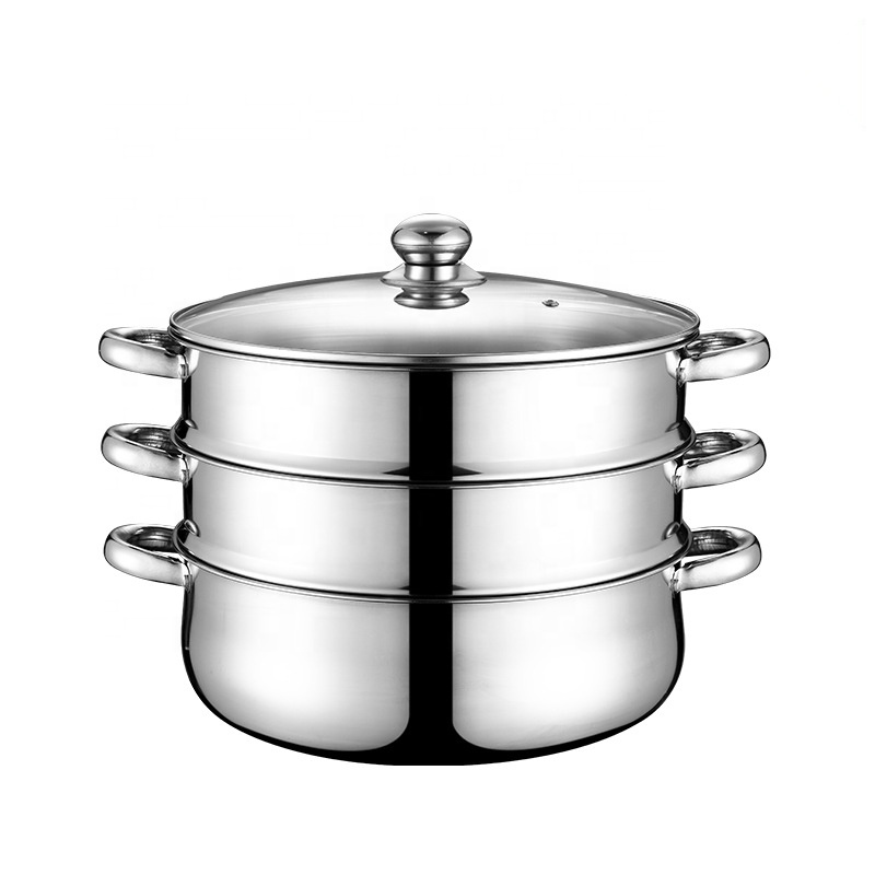 28-40CM Stainless Steel Steam  - Home Cooking Utensils avaliação e preço