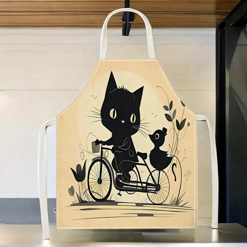 A Stylish And Unique Apron Fea - Home Cooking On avaliação e preço