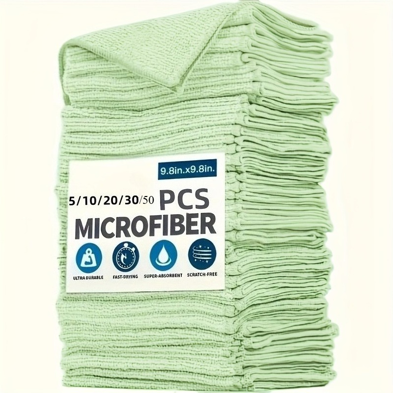 1-50Pcs Light Green Microfiber - Home Cooking Utensils avaliação e preço