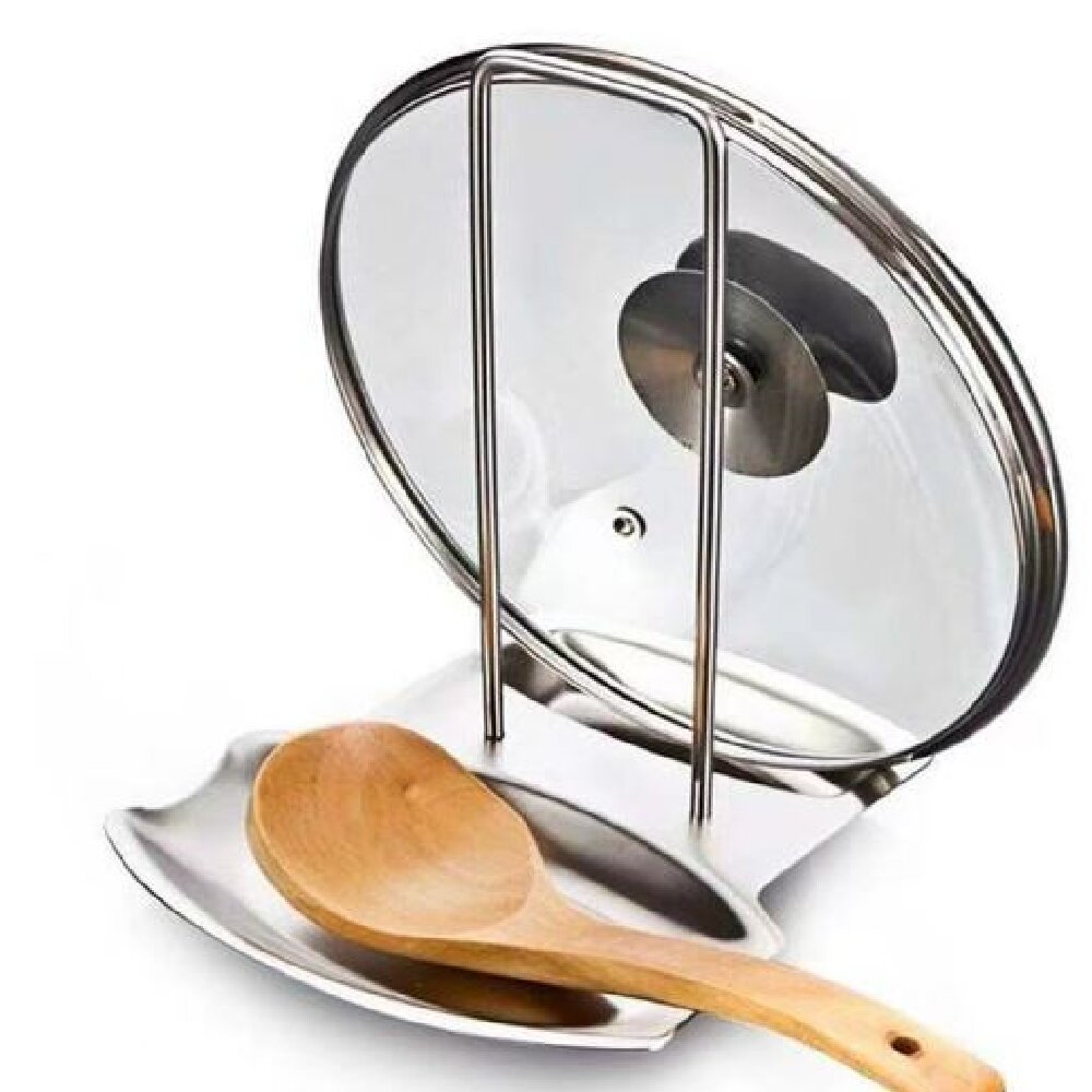 Stainless Steel Pot Lid Holder - Home Cooking Utensils avaliação e preço