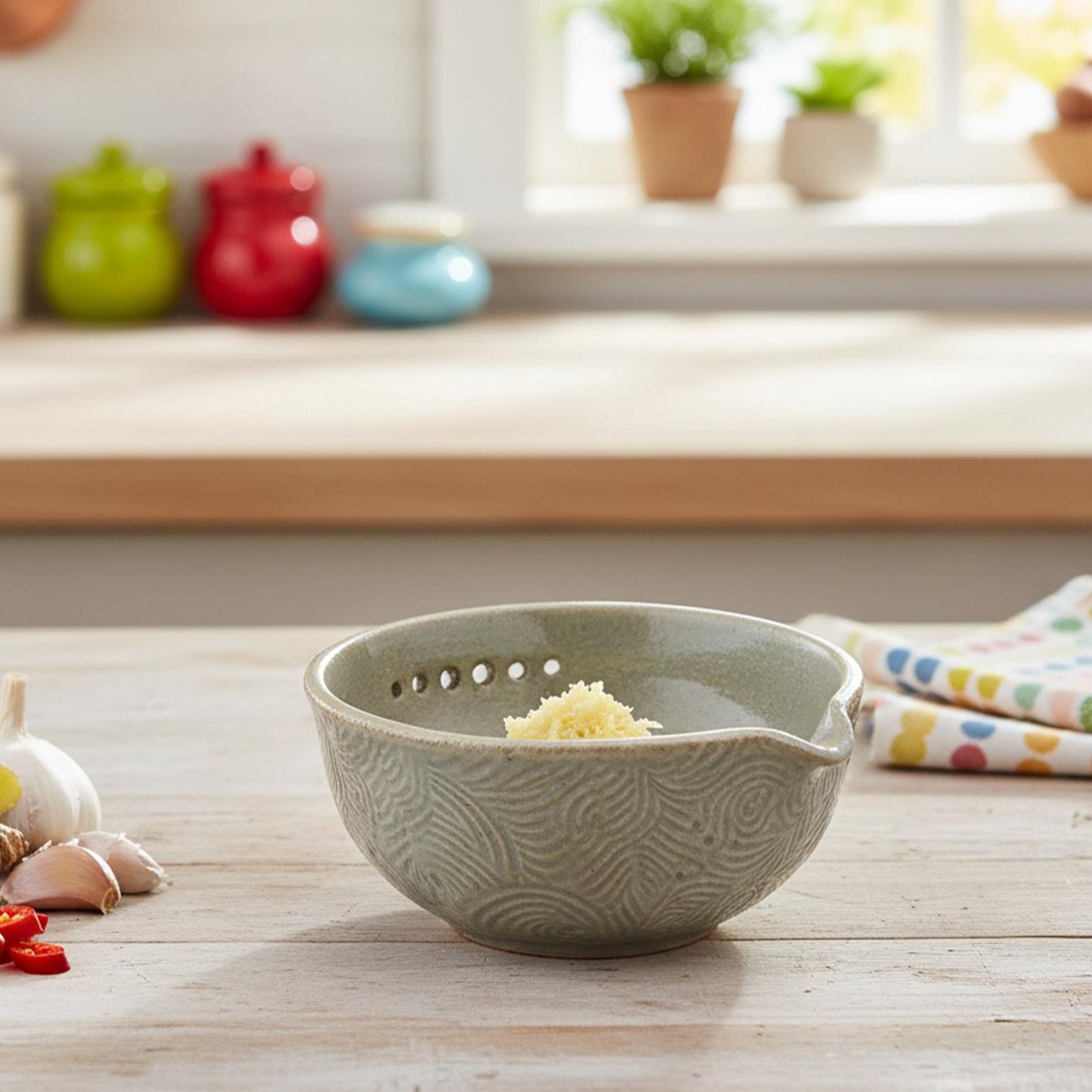 Garlic Plate Ceramic Mincer Bo - Home Cooking Meal avaliação e preço