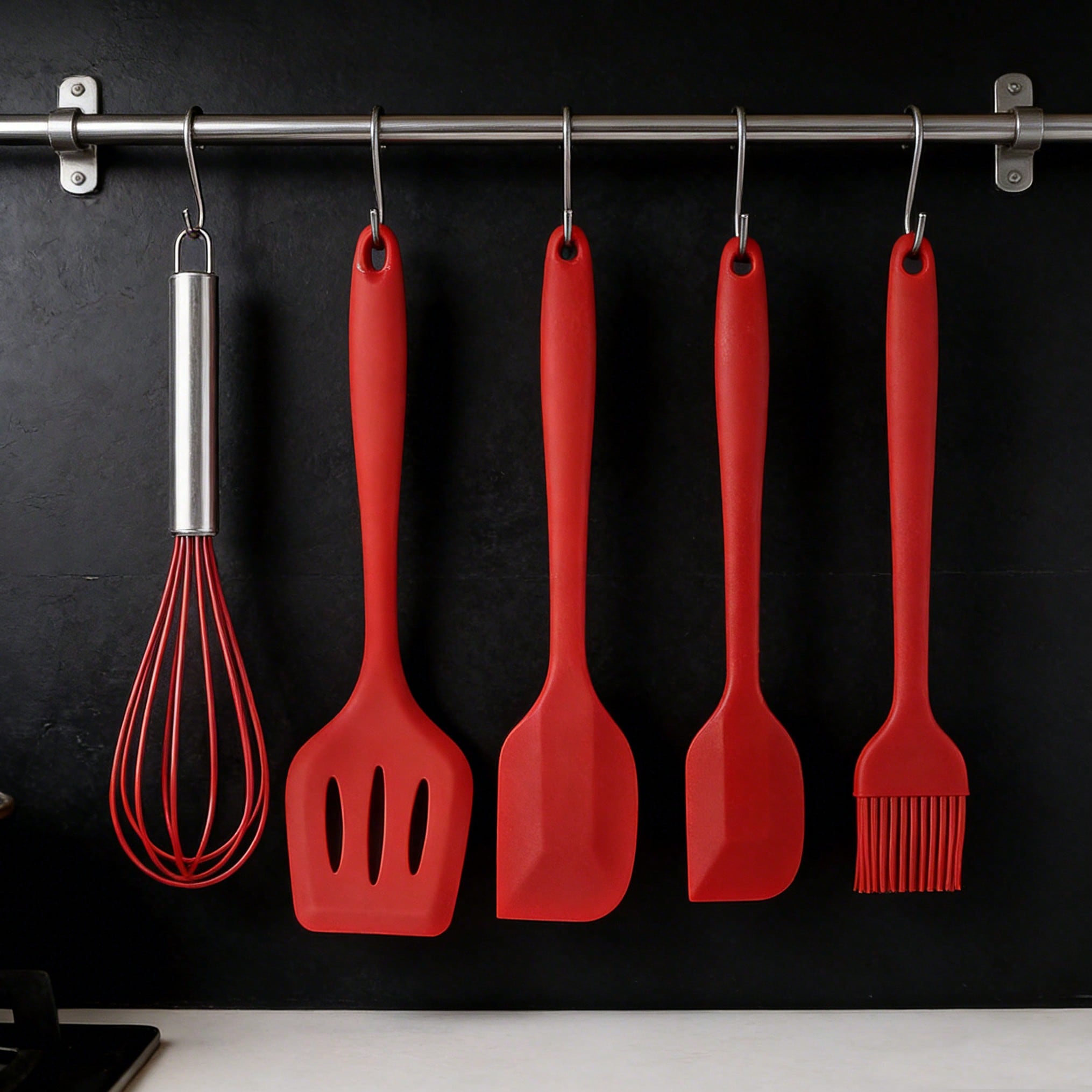 Silicone Cooking Utensils Set, - Home Cooking Utensils avaliação e preço