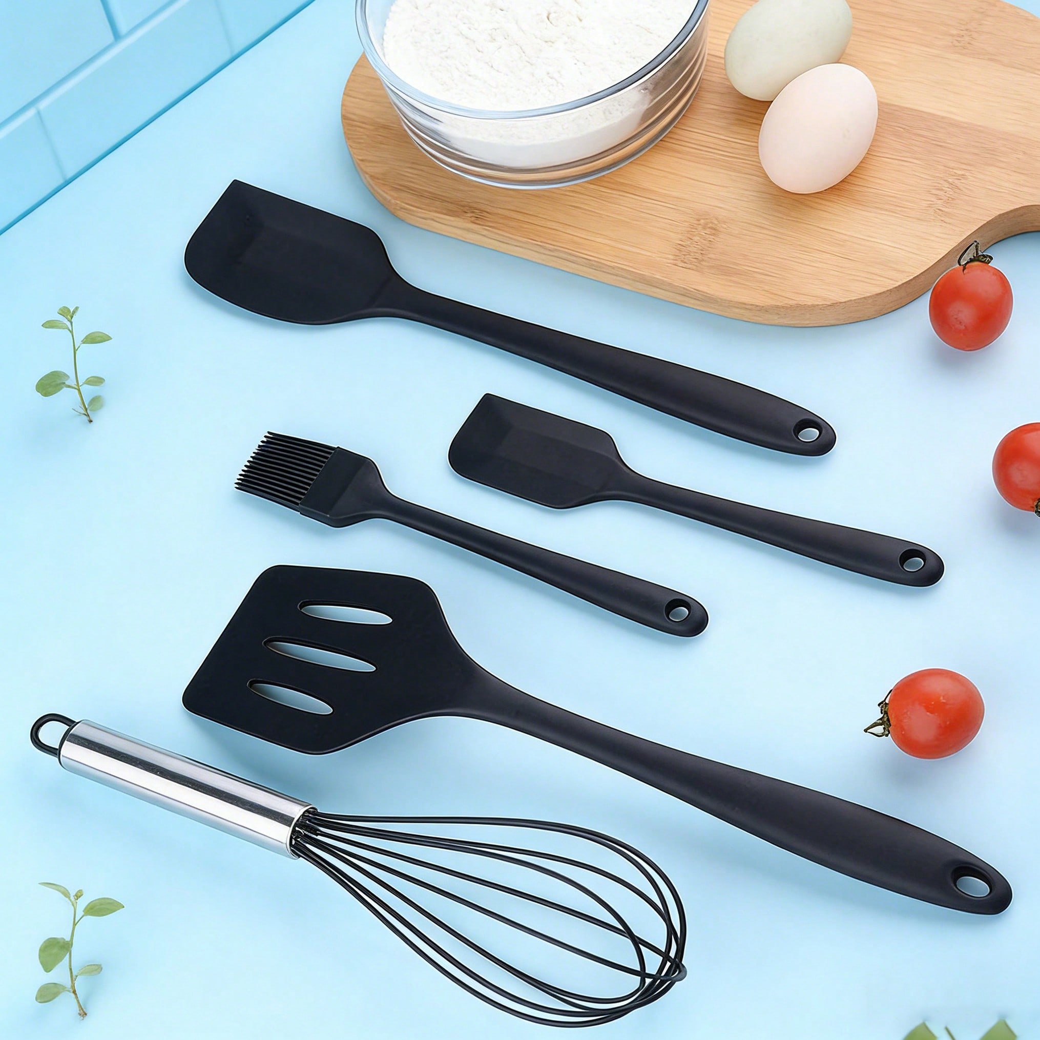 Silicone Cooking Utensils Set, - Home Cooking Utensils avaliação e preço