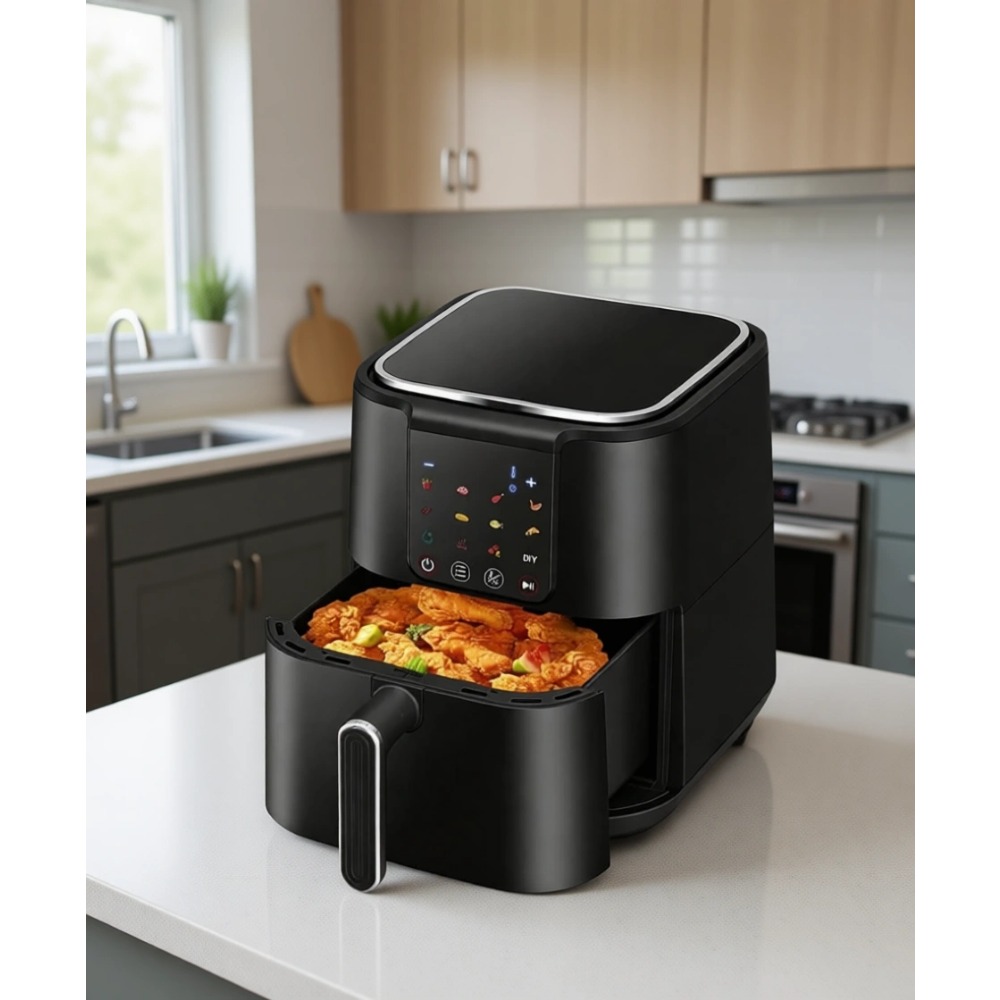 Large 6Qt Oil Free Airfryer Ov - Home Cooking Meal avaliação e preço