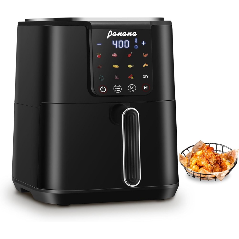 Large 6Qt Oil Free Airfryer Ov - Home Cooking Meal avaliação e preço