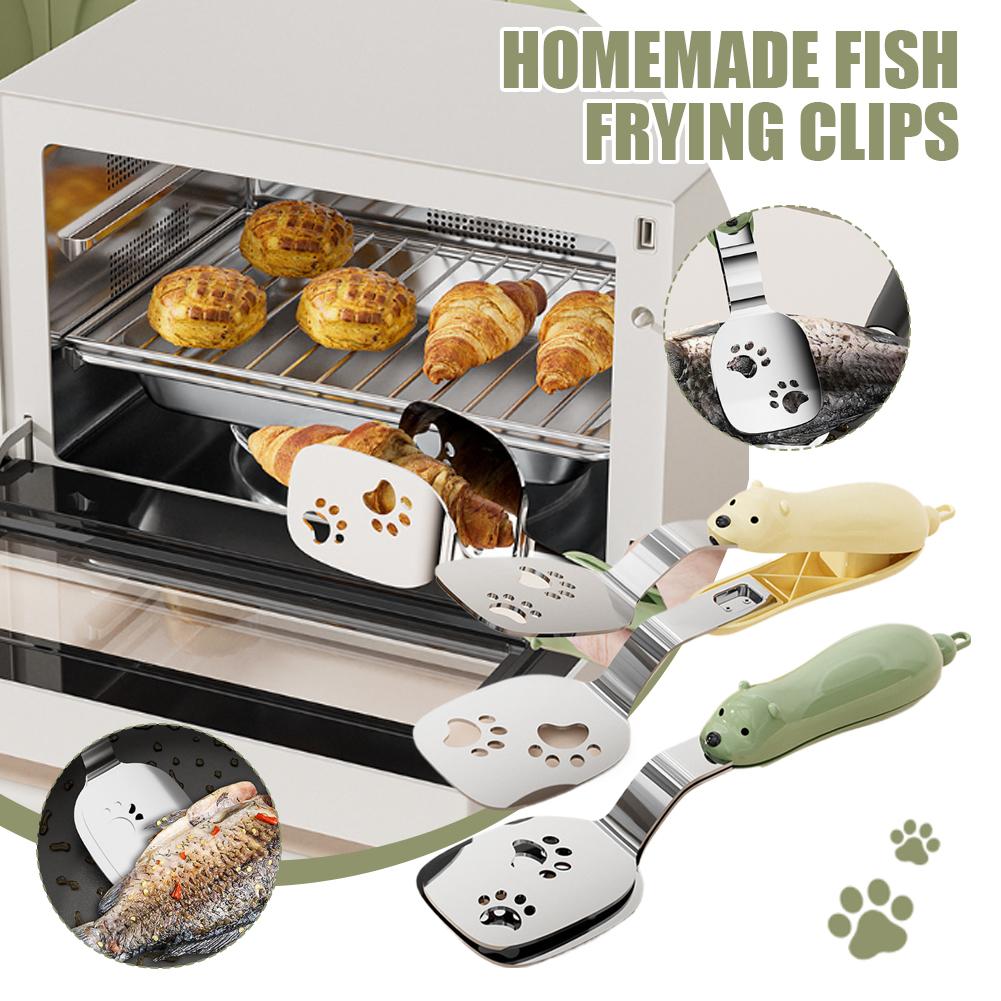 1/2pcs Bear Fish Tongs Flipper - Home Cooking Utensils avaliação e preço